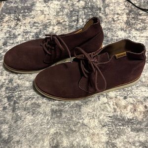 Vans purple suede shoes size 10